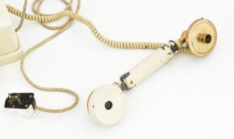 Antik Ericsson tárcsázós telefon, jelzéssel, kopással, sérüléssel, m: 22 cm