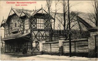 1909 Máramarossziget, Sighetu Marmatiei; Nyári színház. Kaufmann Ábr. és fiai kiadása / summer theatre (EK)