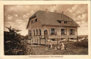 Nagyszeben, Hermannstadt, Sibiu; Kleinkinderwaisenheim. Phot. Emil Fischer, Jos. Drotleff / Infant Orphanage