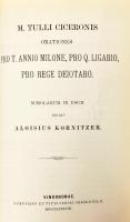 M. Tulli Ciceronis Orationes Selectae I-II. köt. I. köt.: M. Tulli Ciceronis in L. Catilinam oration...