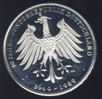 Németország 1989. "Ludwig Erhard" Ag 20g emlékérem T:PP