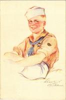 Dán cserkész. Kiadja a Magyar Cserkészszövetség / Danish Boy Scout. Boy Scouts International Bureau s: Márton L.