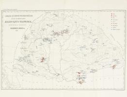 1901 Kalecsinszky Sándor: A magyar Szt. Korona országai területén létező és megvizsgált ásványszén telepeinek átnézetes térképe. Bp., M. Kir. Földtani Intézet (Ny. Grund V. utódai-ny.), 47×61 cm