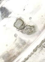 Fácános ezüst (Ag) gyertyatartó. Jelzett, dianás jelzéssel, mesterjeggyel. Két részes. Össz: 575 g 4...