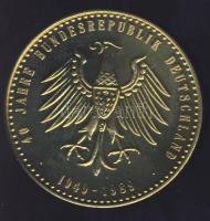 Németország 1989. "800 éves a hamburgi kikötő" Cu emlékérem T:BU