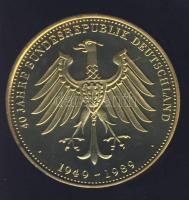 Németország 1989. "750 éves Hannover" Cu emlékérem T:BU