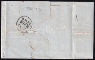 5kr + 10kr levélen "NAGY-KANISA" - Wien 5kr and 10kr on cover "NAGY-KANISA" - Wi...