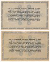 1946. 500.000AP (2x) vízjeles papíron, sorszámmal T:F,VG szakadások
