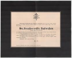 1937 Pozsonyi iskolaigazgató gyászjelentése