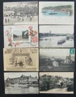 400 db főleg háború előtti Franciaország városképes lap