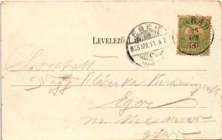 1905 Parád, Római katolikus templom, fogyasztási és értékesítő szövetkezet üzlete és saját kiadása