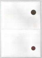 5db-os érmés boríték tétel, mind különféle és német nyelvű tájékoztatóval, benne: Tahiti, Libéria, Z...