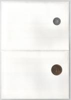 5db-os érmés boríték tétel, mind különféle és német nyelvű tájékoztatóval, benne: Ciprus, Lesotho, S...