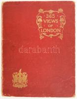 365 Views of London. London, é.n. (cca 1900-1910), Richardson & Co., (2)+80+(1) p. Gazdag fekete-fehér képanyaggal illusztrálva. Angol nyelven. Kiadói kartonált papírkötés, kissé sérült, kopottas borítóval, a belső kötéstáblán feljegyzésekkel.