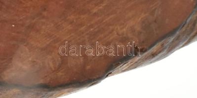 Csorvássy István (1912-1986): Ökrökkel szántó székely. Faragott fa falikép. Jelzett, hibátlan, h: 20...