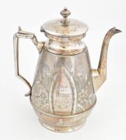 1893 Simpson Hall Miller & Co. teakiöntő, fém, jelzéssel, kis kopással és egy kis ütődéssel, m: 27,5 cm