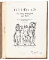 Lovis Corinth. Acht farbige Wiedergaben seiner Werke. Mit einem literarischen Beitrag des Künstlers ...