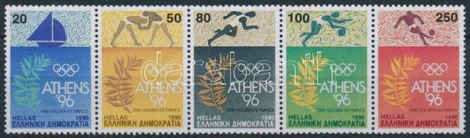 Summer olympics stripe of 5, Nyári Olimpia, Athén sor vízszintes 5-ös csíkban