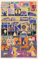 235 DB Magyar gyufacímke gyűjtemény, 1950 és 1962 között