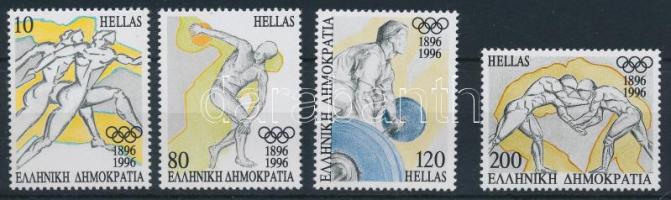 1996 100 éves az Újkori Olimpia (II) sor Mi 1910-1913