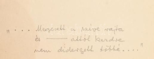 Klug K. György (1895-1969): A didergő király XI. Akvarell, papír, jelzett, verses dedikációval Móra ...