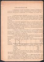 1943-ban írt jelentés a Kunmaradasi repülőtér létesítéséről, benne leírás az eltulajdonított területekről, azok tulajdonosainak kártérítéséről.