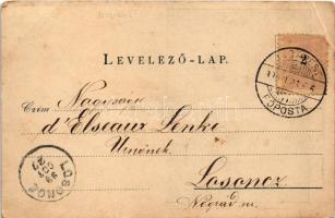 1899 (Vorläufer) Budapest II. Ker. Állami Tanítónőképző intézet. Öt pacsirta utca 43 (ma Csalogány u...