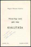 F. Mihály Ida: Moholy-Nagy László kiállítása. A művész lánya, Hattula Moholy-Nagy (1933-) archeológu...