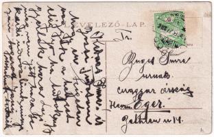 1915 Máramarossziget, Sighetu Marmatiei; Rákóczi út, Dohány és szivar, órás üzlet / street, tobacco ...
