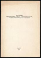 Benda Kálmán: A késő-reneszánsz korának gazdasági, társadalmi és politikai összetevői Magyarországon. A szerző, Benda Kálmán (1913-1994) történész által Koós Judit (1923-2006) művészettörténész, műkritikus részére DEDIKÁLT példány. Szeged, 1978., Szegedi Nyomda, 91-106 p. Különlenyomat. Kiadói papírkötés.