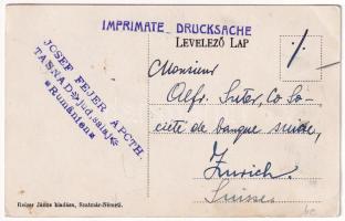 1926 Szatmárnémeti, Satu Mare; Színház. Wiener Werkstätte stílusú művészlap. Reizer János kiadása / ...