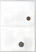 5db-os érmés boríték tétel, mind különféle és német nyelvű tájékoztatóval, benne: Salamon-szigetek, ...