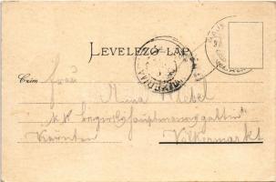 Rajecfürdő, Rajecké Teplice; Agrarius szálloda / hotel. Chromolith. Ritter & Kloeden Art Nouveau...