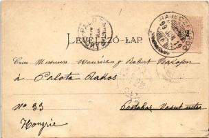 1899 (Vorläufer) Rajecfürdő, Rajecké Teplice; Kurucok útja / Der Kurutzen Weg. Chromolith. Ritter &a...