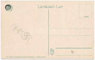 Trencsénteplic, Trencianske Teplice; Kossuth Lajos utca, Rehák Emil Stefánia kávéháza. Vasúti levele...