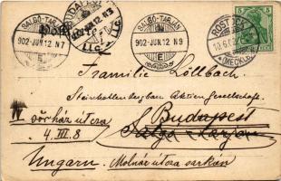 1902 Rostock, Post / post office. Art Nouveau (EK)