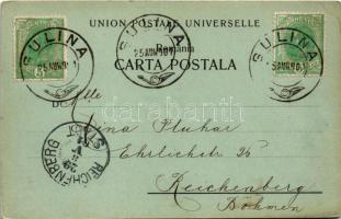 1901 Sulina, Palatul Administrato, Gradina palatului, Portul / port, administrative palace (fl)