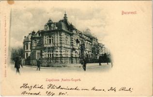 1901 Bucharest, Bukarest, Bucuresti, Bucuresci; Legatiunea Austro-Ungara / Austro-Hungarian Legation (fl)