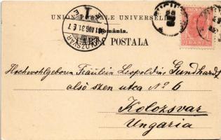 1901 Bucharest, Bukarest, Bucuresti, Bucuresci; Legatiunea Austro-Ungara / Austro-Hungarian Legation...