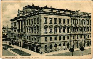 1937 Ivano-Frankivsk, Stanislawów, Stanislau; Województwo i Magistrat / district office, shops (EB)