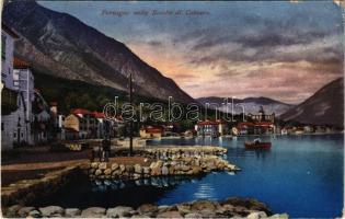 1916 Prcanj, Perzagno; Bocche di Cattaro / Bay of Kotor (pinhole)