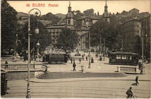 Bilbao, Arenal / square, trams (EK)