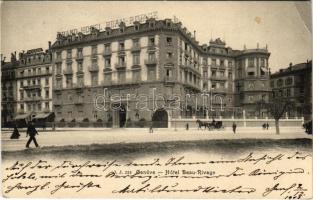 1903 Geneve, Geneva, Genf; Hotel Beau-Rivage (EK)