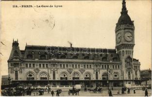 1909 Paris, La Gare de Lyon / railway station (EK)