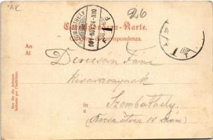 1901 Abbazia, Opatija; Südstrand / beach, villa, hotel (EK)