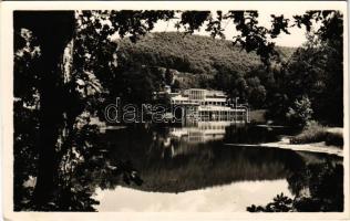 1942 Szováta, Sovata; Medve-tó. Körtesi Károly fényképész felvétele és kiadása / Lacul Ursu / lake (EK)