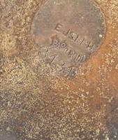 Ezüst (Ag) tejkiöntő, jelzéssel, kopással, m: 7,5 cm, nettó: 89 g