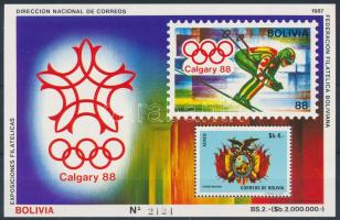 1987 Téli olimpia, Calgary blokk Mi 165