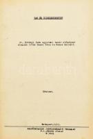 Tassi Géza - Nemes Szilárd: Vas és hídszerkezetek. Dr. Korányi Imre egyetemi tanár előadásai alapján írták: - - . (Kézirat). Bp., 1953, Felsőoktatási Jegyzetellátó Vállalat, 140 p. + Külön kötetben műszaki ábrák, mellékletek. Félvászon-kötésben, néhány sérült, kijáró lappal.