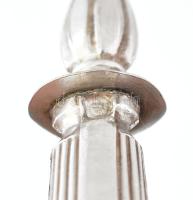 Ezüst (Ag) porcukorszóró kanál, jelzéssel, h: 16,5 cm, nettó: 36 g